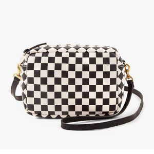 Clare V Midi Sac with Pink Poppy Crossbody Strp